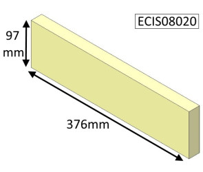 ECIS08020 Parkray Lower Rear Brick  |  Aspect 8 Slimline